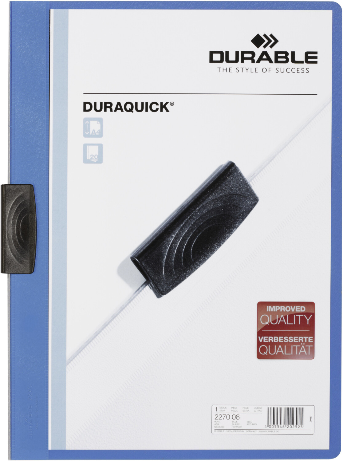DURABLE Duraquick A4 (227006) Blue (Pack of 20)