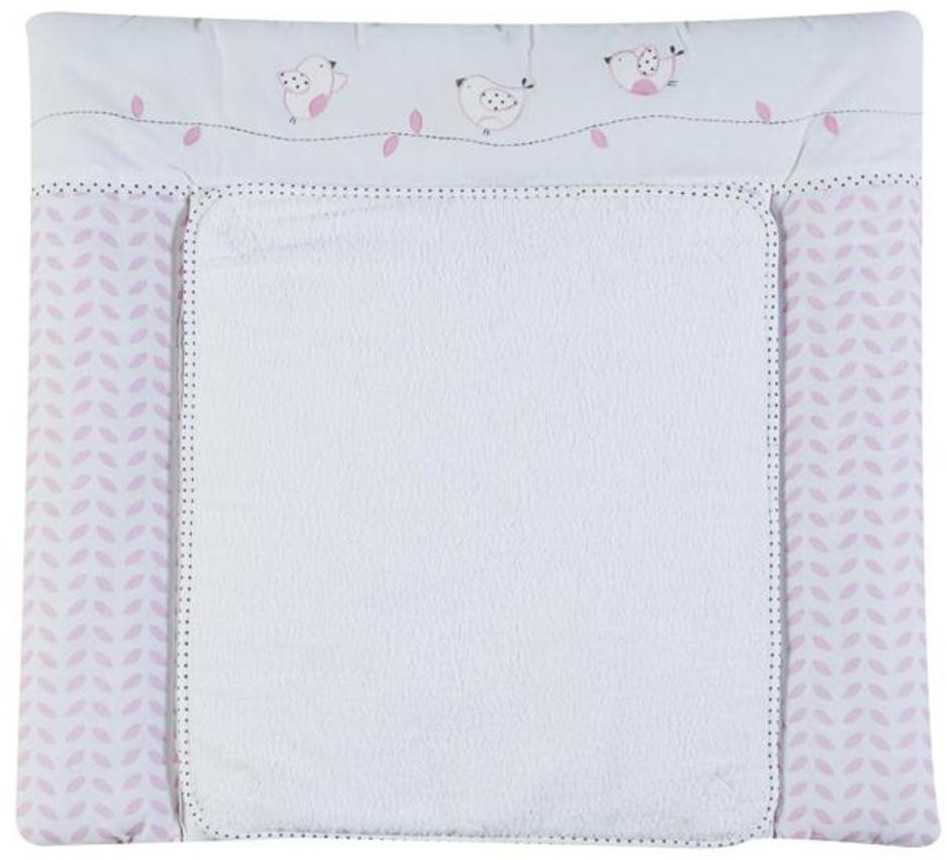 Schardt Matelas à langer 80 x 75 cm Lovely Birds rose