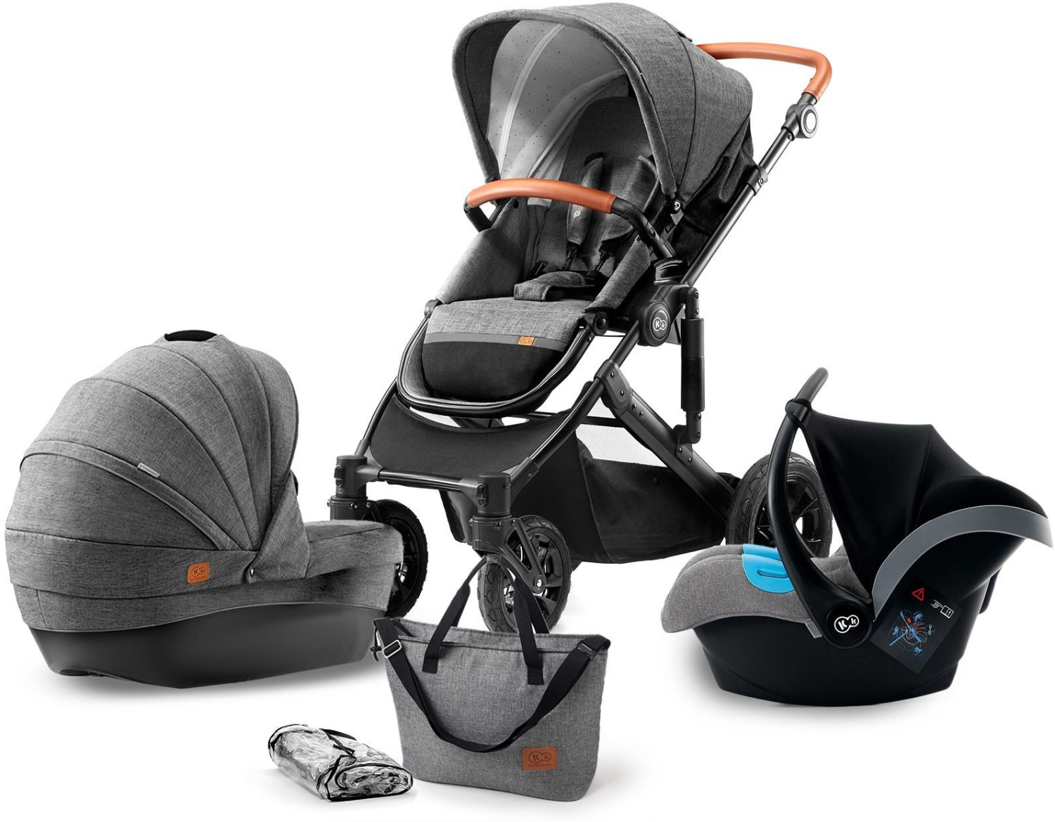 Kinderkraft Prime 2020 3in1 grey
