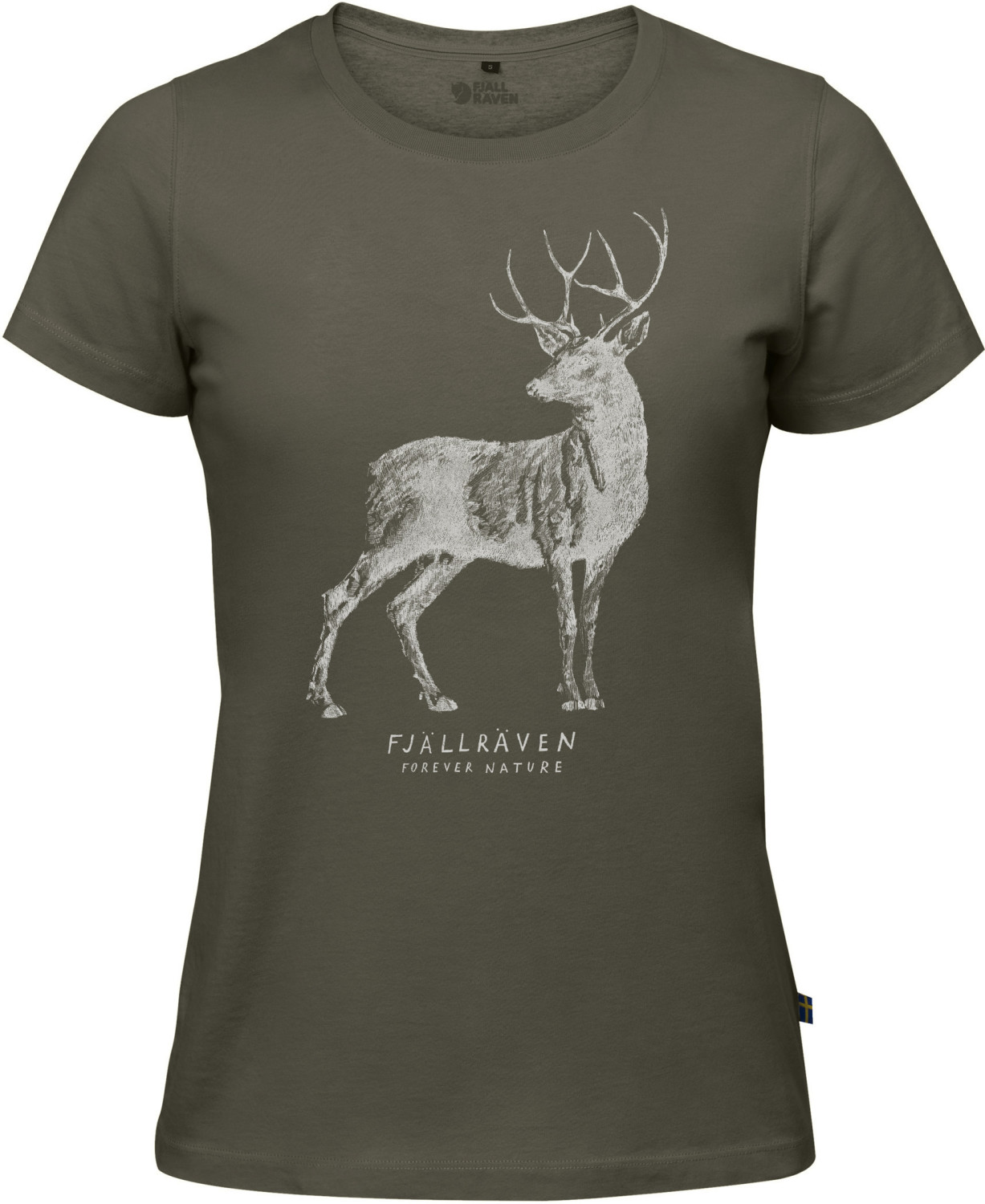 Fjällräven Deer Print T-Shirt W Tarmac