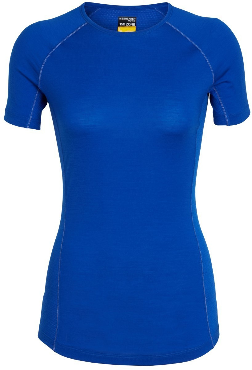 Icebreaker Womens 150 Zone SS Crewe Marine/Snow