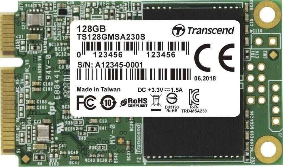Transcend mSATA SSD 230S 128 Go