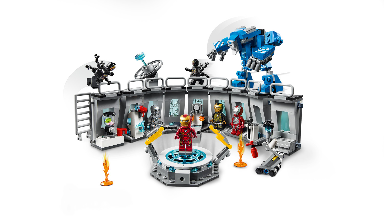 Lego iron man hall of cheap armor target