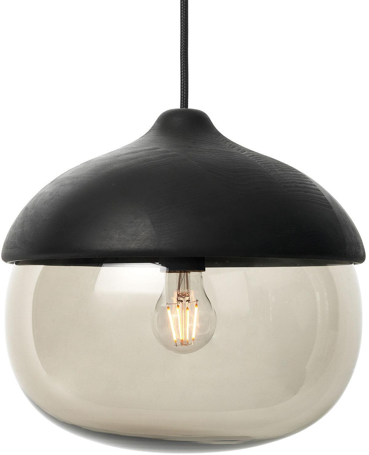 mater design Terho Pendant L Ø 30,5cm Black Clear