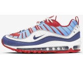 Air max 98 summit white blue void red top