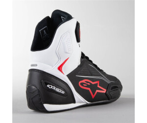 Zapatos de moto Alpinestars Faster 3 talla 10 verano cortos negro-blanco-rojo 