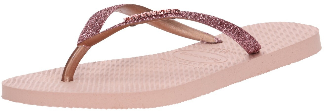 havaianas ballet rose glitter