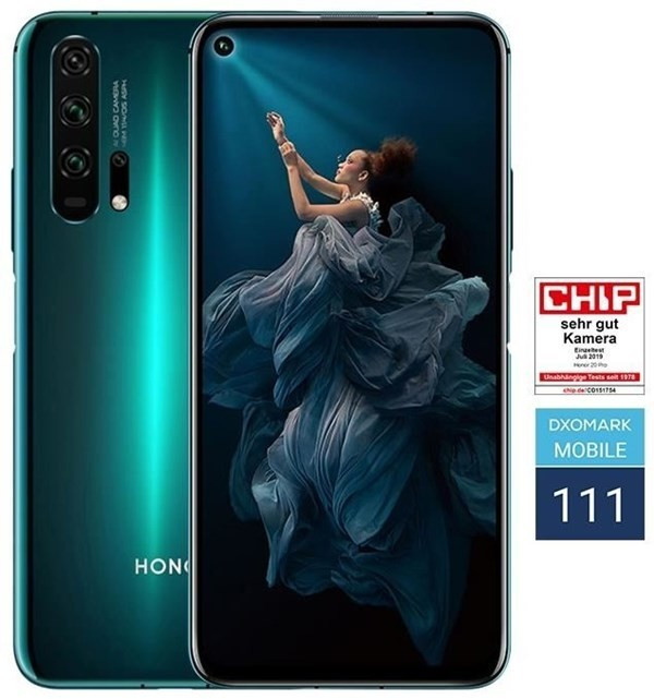 Honor 20 Pro bleu