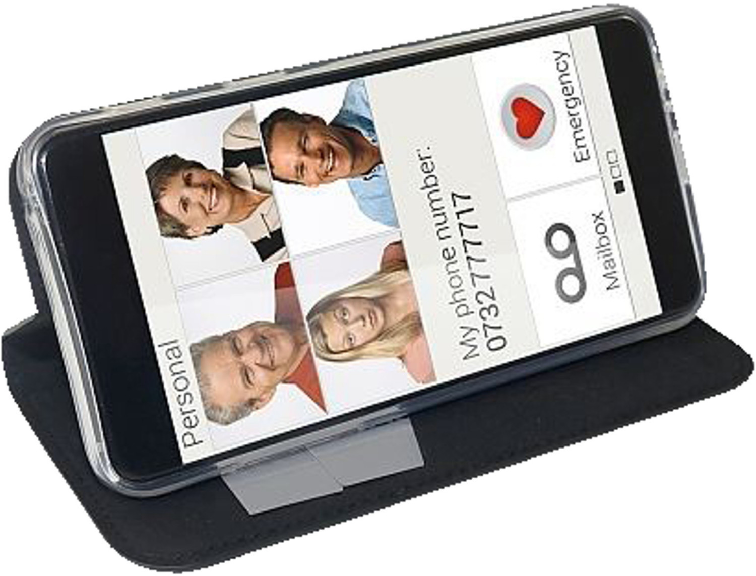 Emporia Bookcover (Emporia SMART.2) Black ab € 7,99 Preisvergleich bei idealo.at