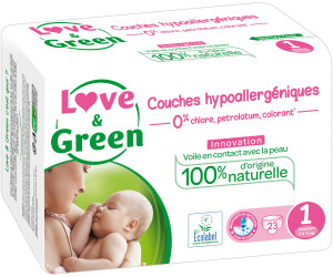 Couche bébé Love & Green Taille 2