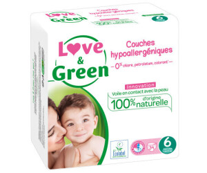 Love & Green Couches hypoallergéniques taille 3 (4-9 kg) au meilleur prix  sur