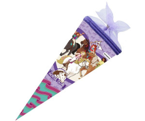 Nestler Schultüte 35cm rund Schleich Horse Club Zuckertüte Schulanfang Tüll