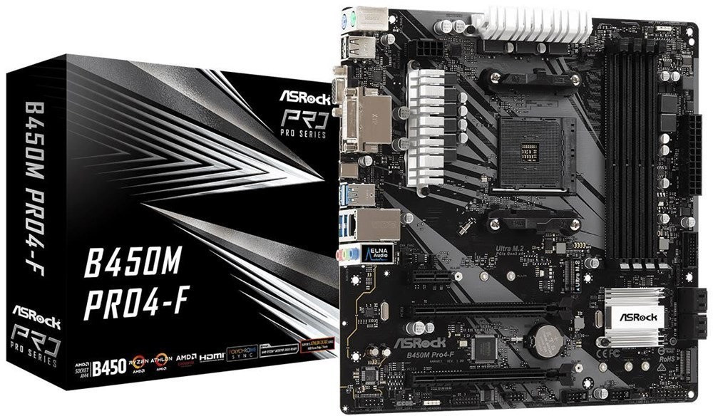 ASRock B450M Pro4-F