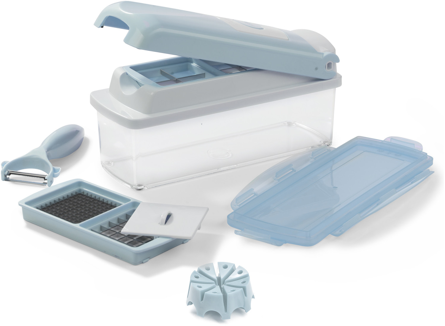 Genius Nicer Dicer Plus Set 9 pcs blue