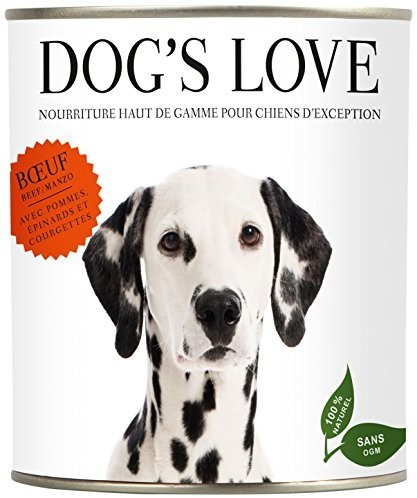Dog's Love Bœuf avec pommes, épinards et courgettes (400 g)
