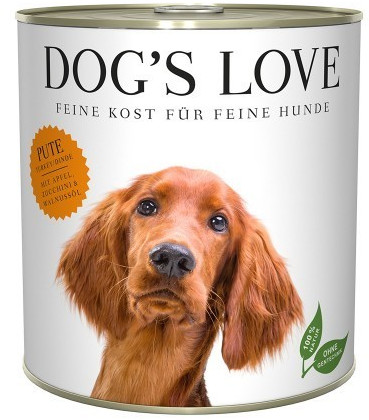 Dog's Love Dinde avec pommes, courgettes et huile de noix 800 g