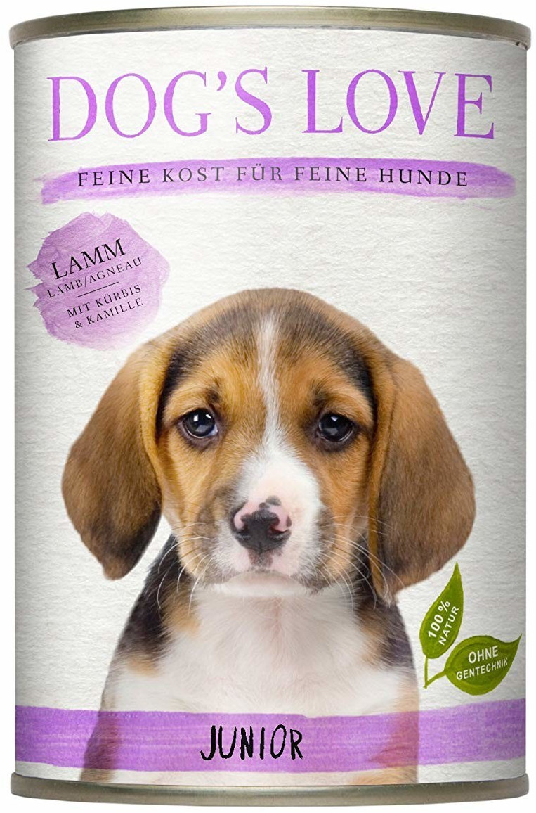 Dog's Love Junior agneau, potiron et camomille (200 g)