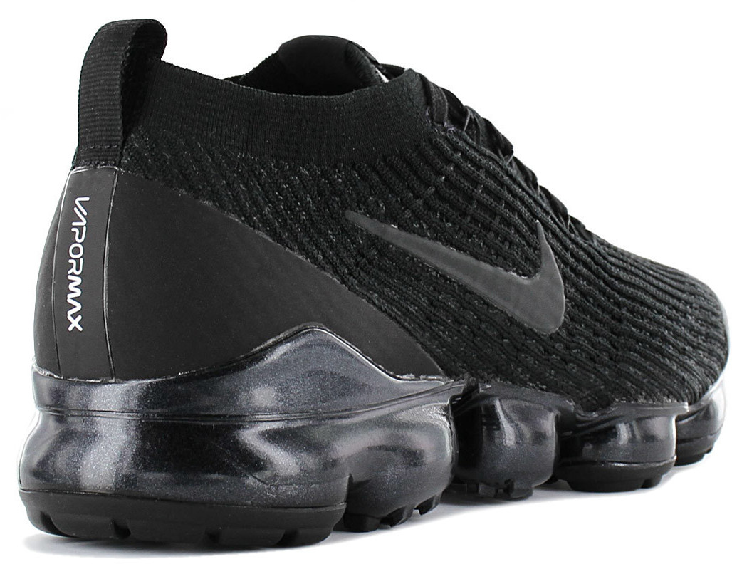 Buy Nike Air VaporMax Flyknit 3 Black White Metallic Silver