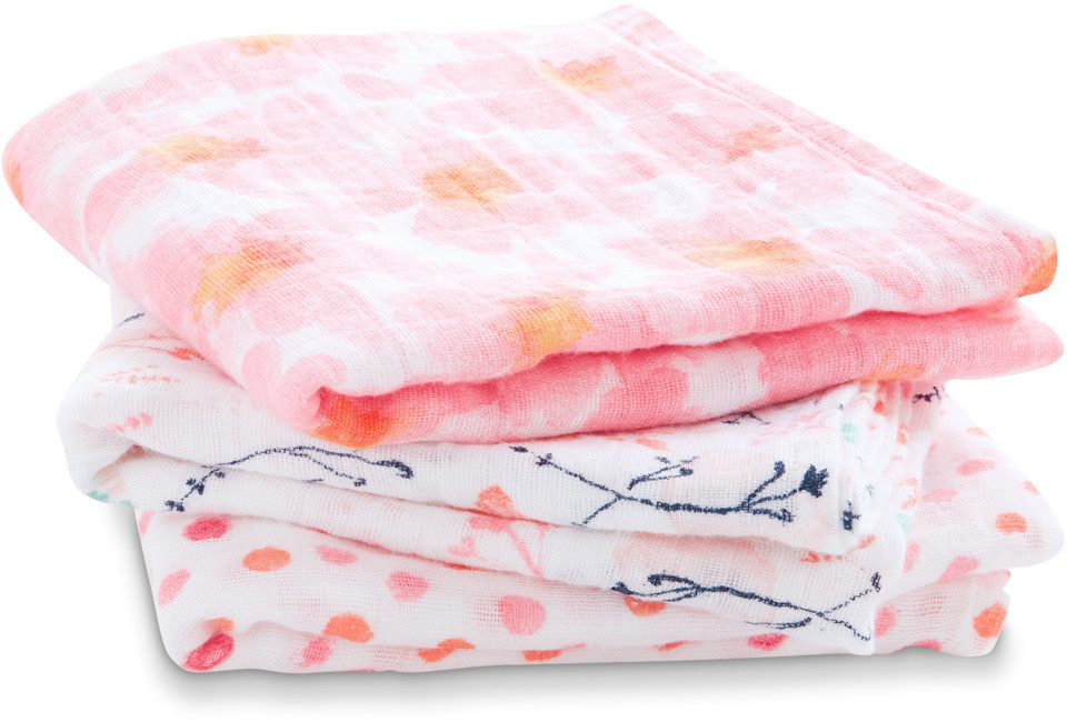 Aden + Anais Lot de 3 langes Musy Petal Blooms