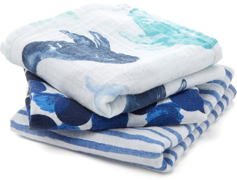 Aden + Anais Lot de 3 langes Musy Seafaring