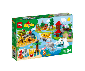 LEGO DUPLO 10975 Animaux Sauvages du Monde, Jouet et Figurines Éducatif  Enfant 2 Ans pas cher 