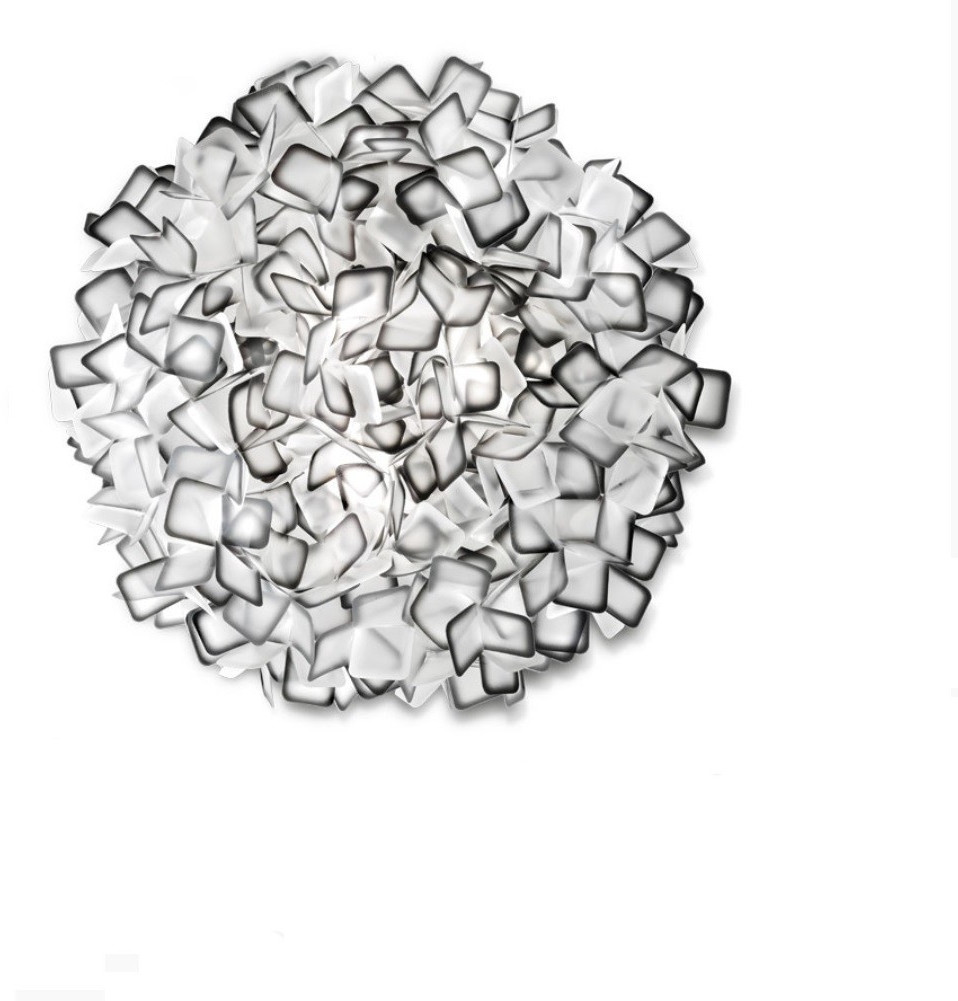 Slamp Clizia Wall/Ceiling L Ø 78 cm Black White