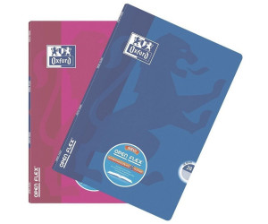 10er Pack 32 Blatt kariert Oxford OpenFlex Schulheft rosa & blau DIN A4 