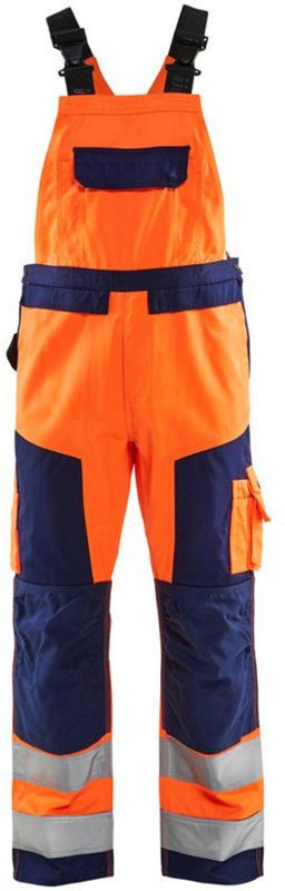 Blakläder Dungarees High Vis orange/navy (26601804-5389)