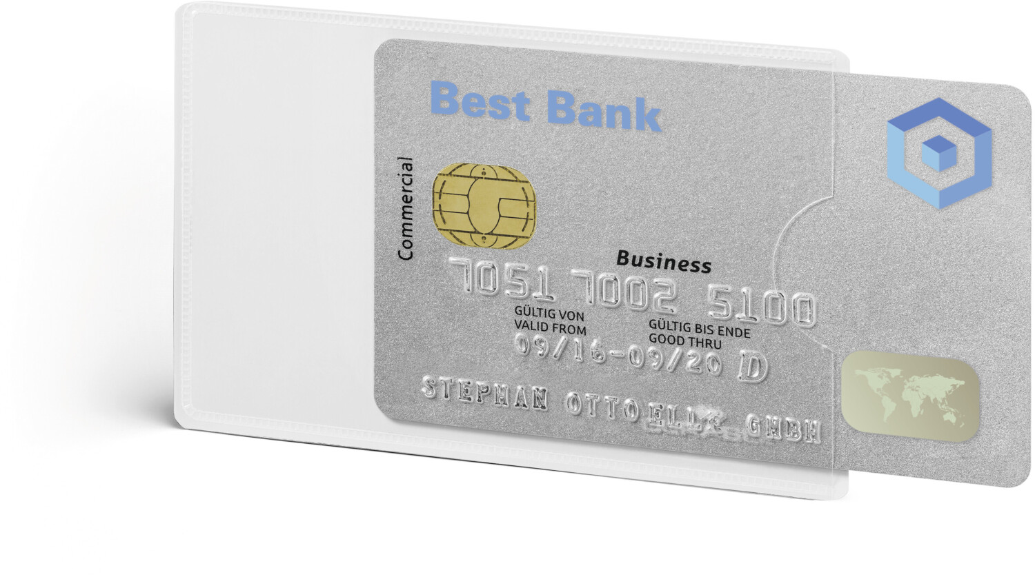 DURABLE Kreditkartenhülle mit Rfid Schutz (890319) 3 Stück ab 2,68