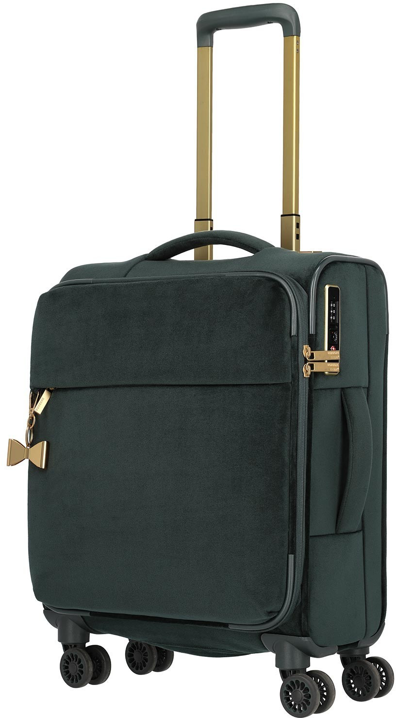 Titan Barbara & Titan Velvet 4 Wheel Trolley 55 cm Forest Green