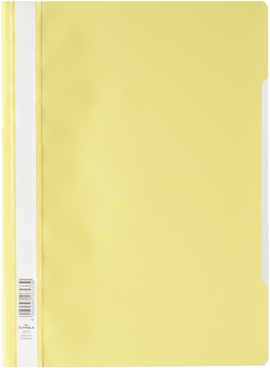 DURABLE 257304 Clear View Folder Standard A4 , Polyprop, 227 x 310 mm, 1 Piece, Yellow