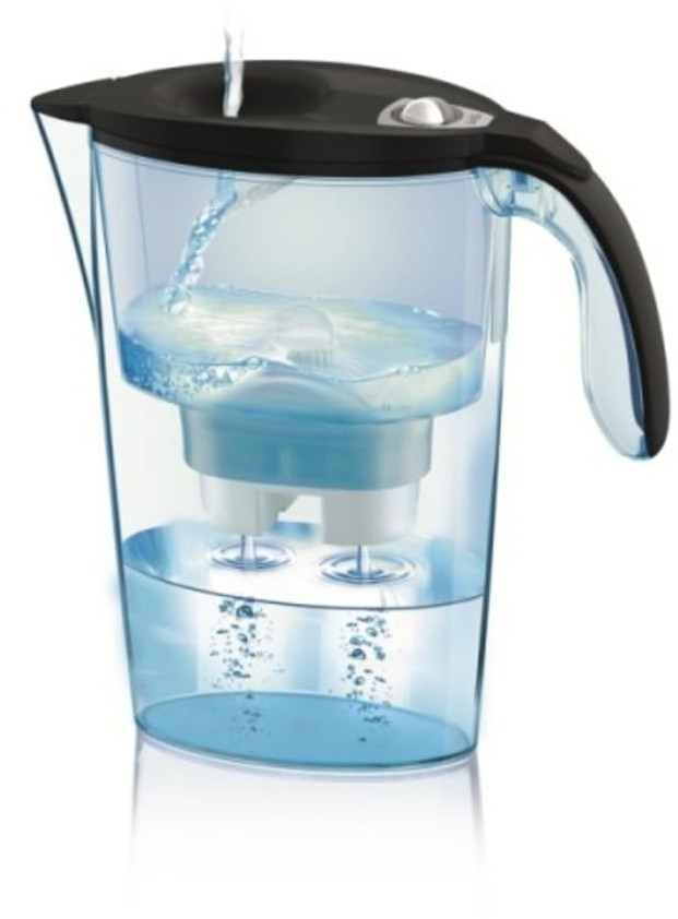 Laica Carafe filtrante Stream Line noir