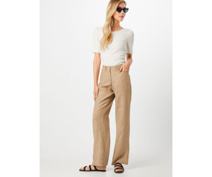 Pantalones De Pinza Brax Straight Leg Leinenhose Mit Bindegürtel Modell 'STYLE.FARINA' (weiss) Online Kaufen Pantalones De Cuero Mujer