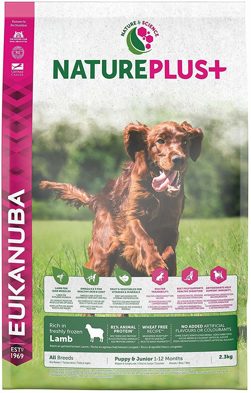 Eukanuba Chiots NaturePlus+ agneau (2,3 kg)