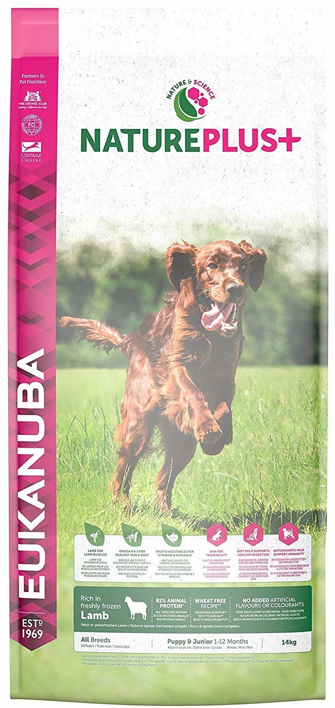 Eukanuba Chiots NaturePlus+ agneau