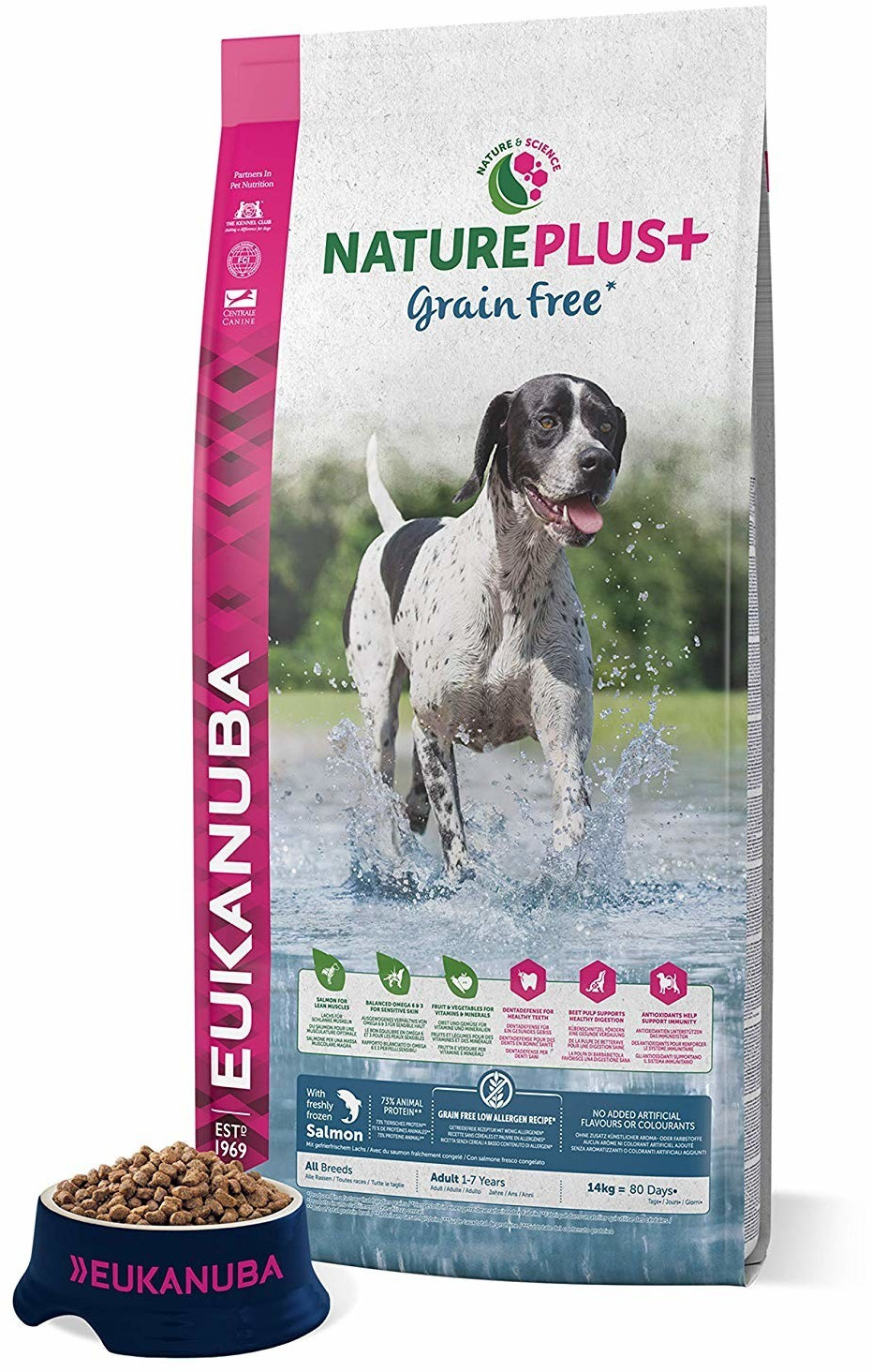 Eukanuba Adultes NaturePlus+ sans céréales saumon