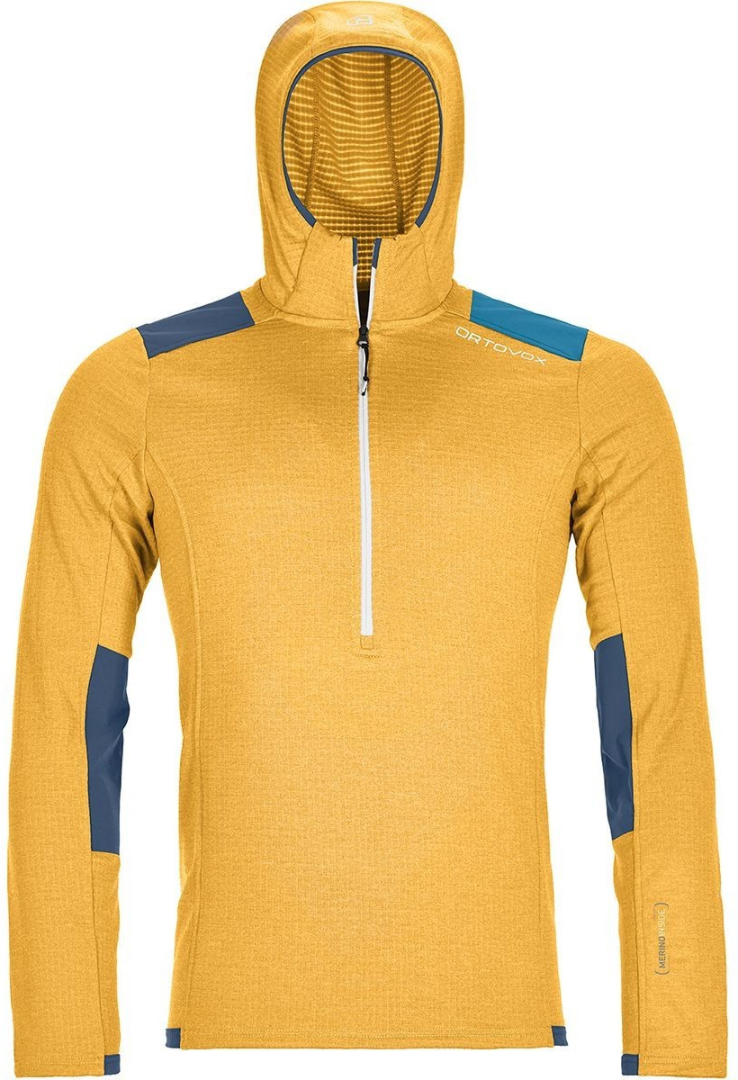 Ortovox Fleece Light Grid Zip Neck Hoody Men yellowstone ab 112,46