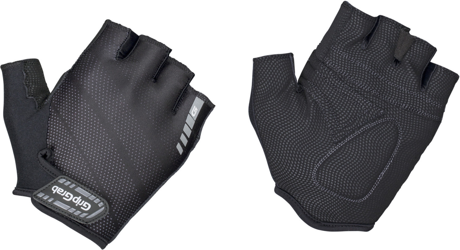GripGrab Rouleur Padded Short Finger Gloves black