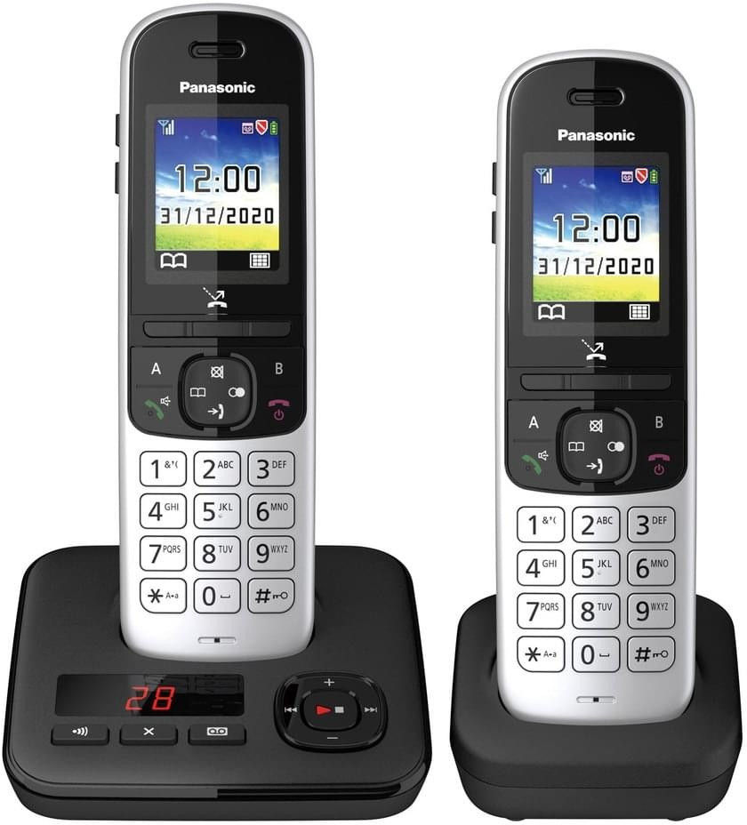 Panasonic KX-TGH722 Duo noir/argent