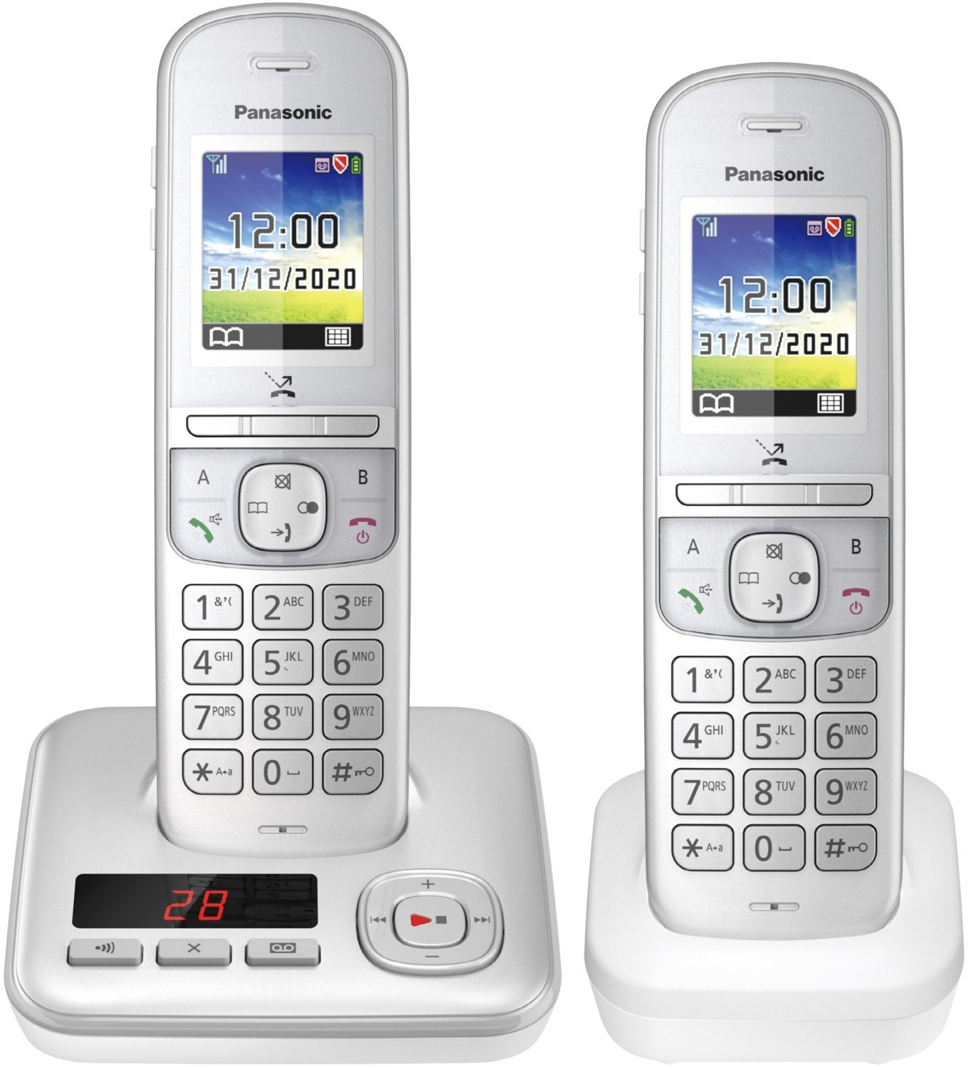 Le téléphone fixe Panasonic KX-TGH720 utilise un code pour bloquer le  démarchage téléphonique - Les Numériques