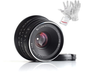 7artisans 25mm f1.8 APS C Objektiv für Fujifilm X A10 X A3 x at XM2 X T1 X T10 X T2 X T20 x Pro1 X Pro2 X E1 X E2 X x e2s black