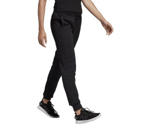 adidas Women's Essentials Linear Jogger Pants: Black/White - DP2398