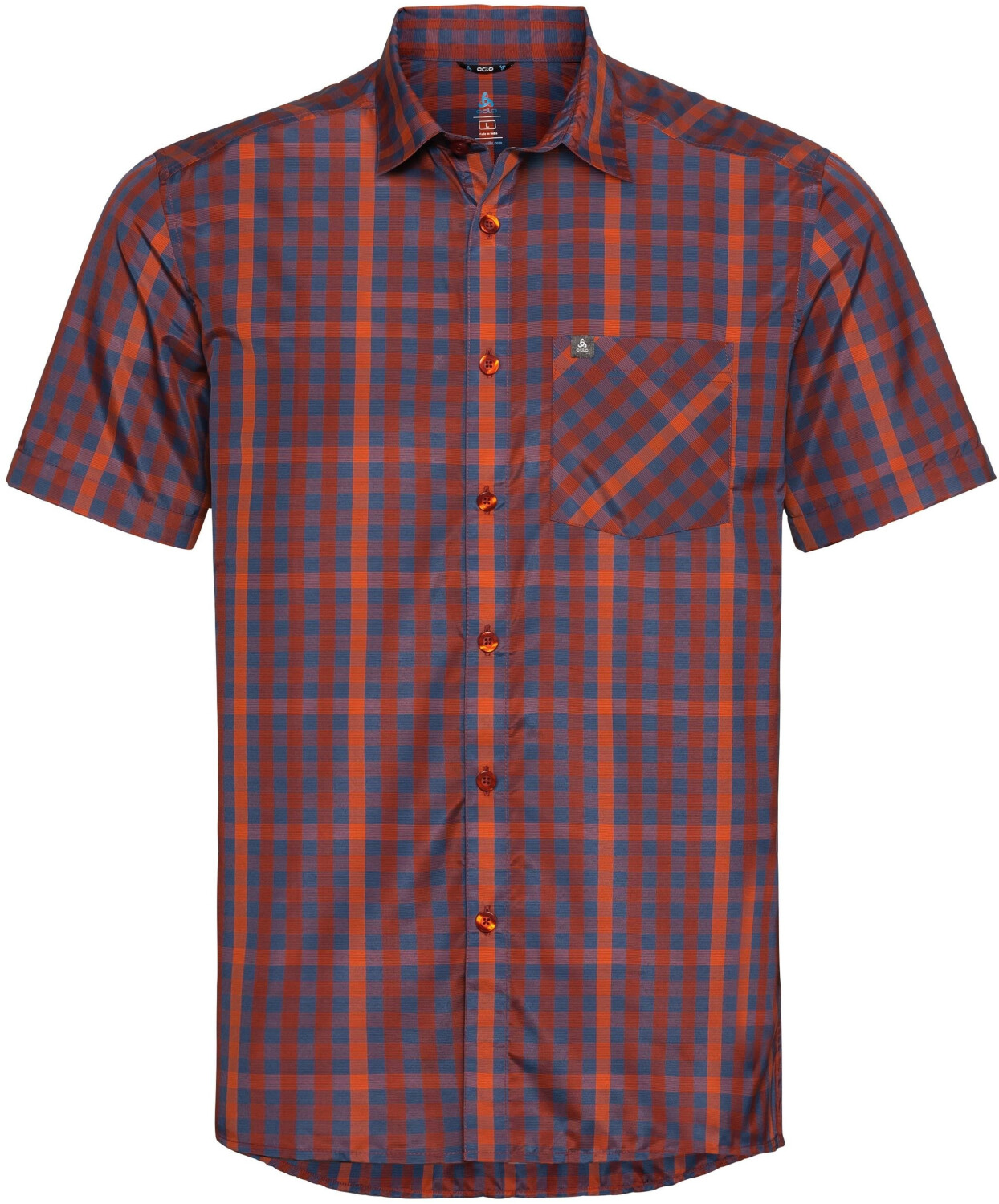 Odlo Mythen S/S Men ensign blue / paprika / chili oil