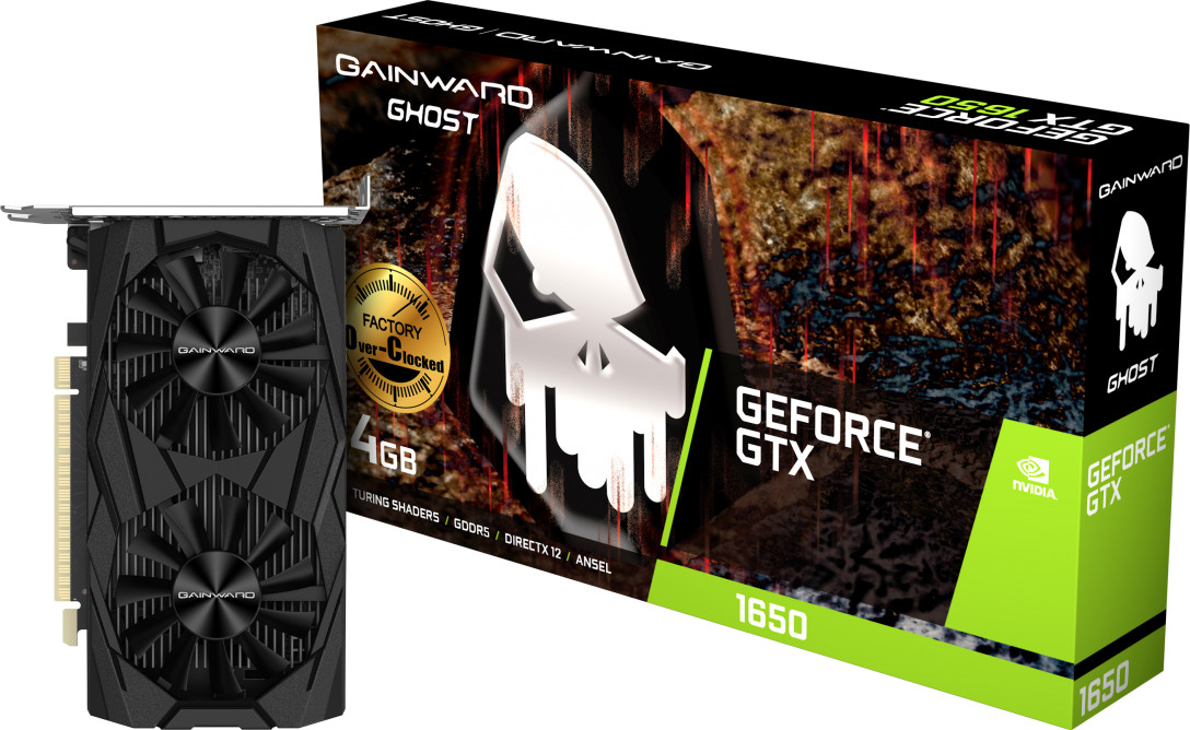 Gainward GeForce GTX 1650 Ghost OC 4 Go GDDR5