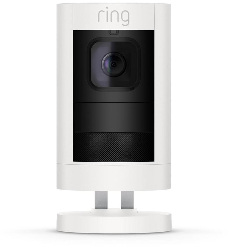Ring Stick Up Cam Battery white
