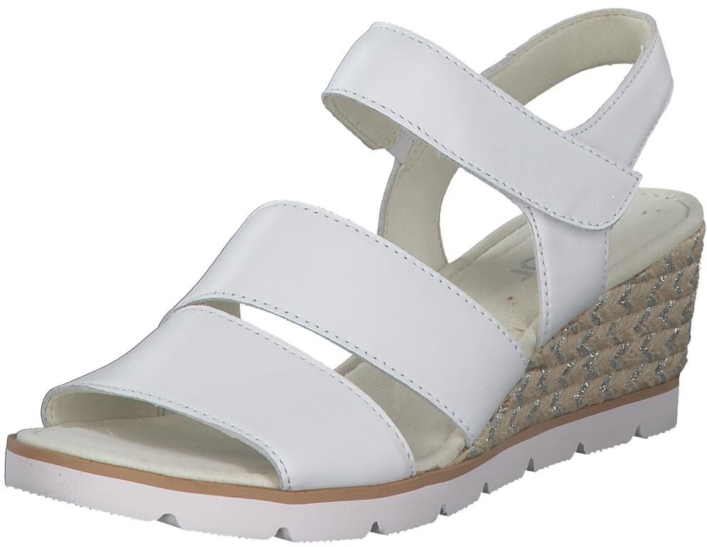 gabor white wedge sandals