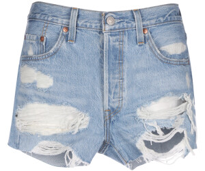 Levis 501 online ripped slouch shorts