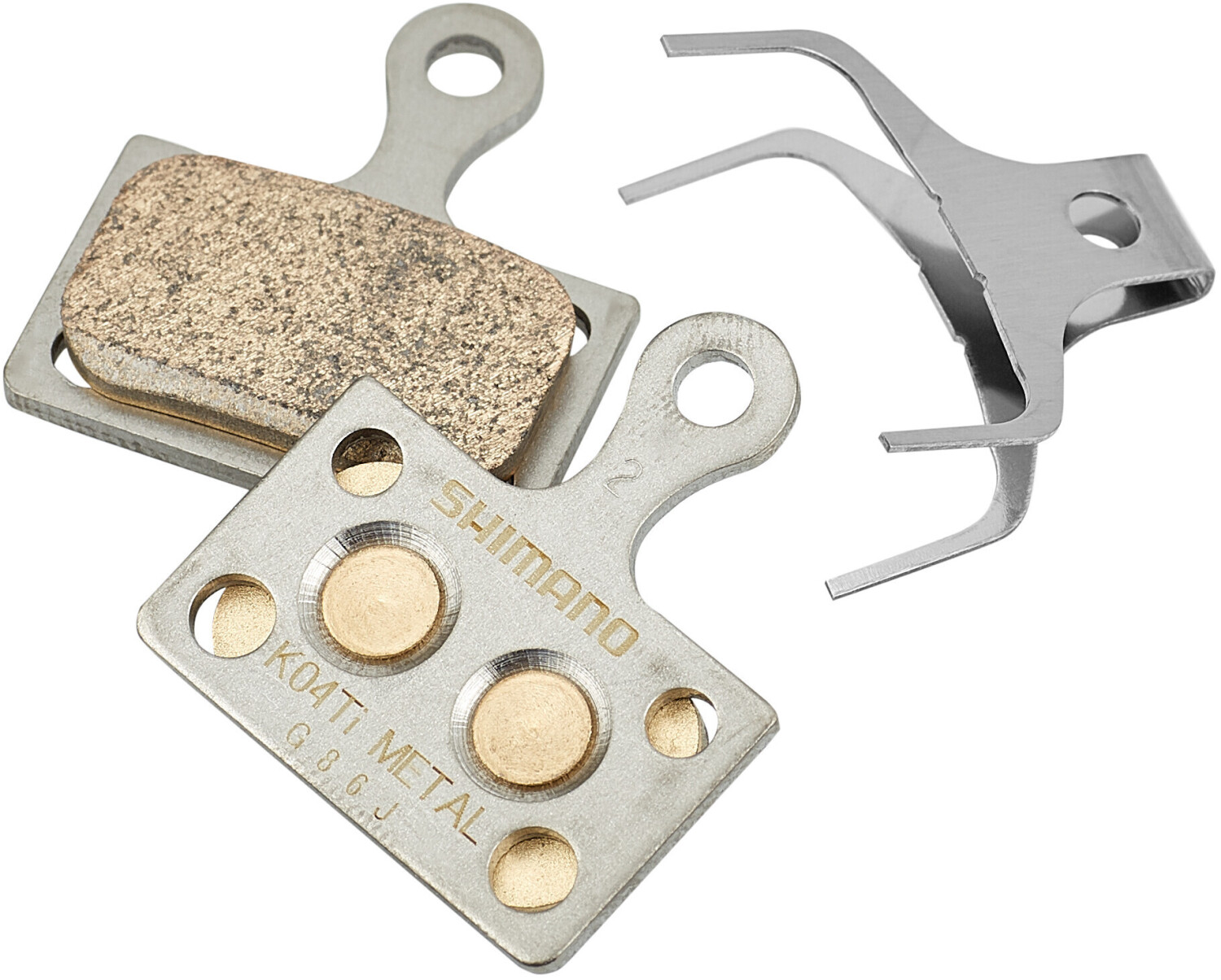 Shimano K04Ti Metall Scheibenbremsbelag