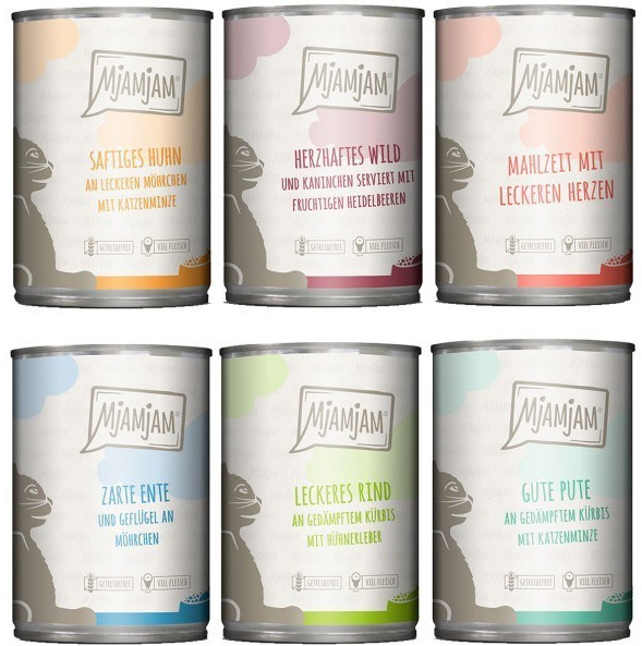 MjAMjAM Pâtée pour chat 6x400g