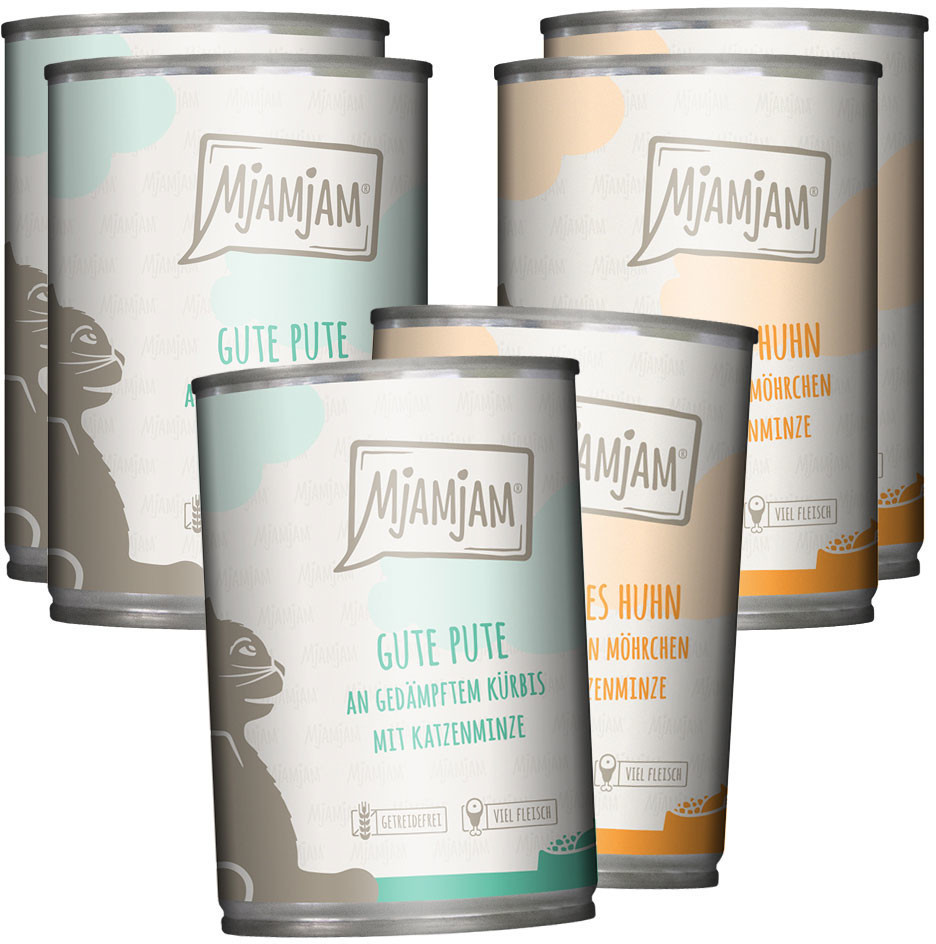 Mjamjam Mono Pack I Chicken & Turkey 6x400g
